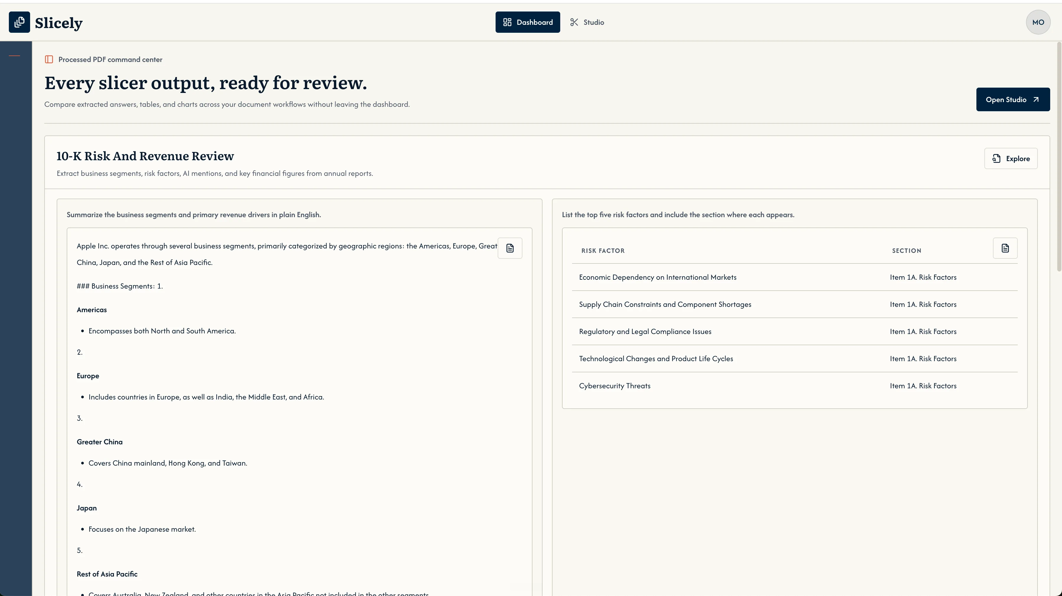 Screenshot 1 of Slicely